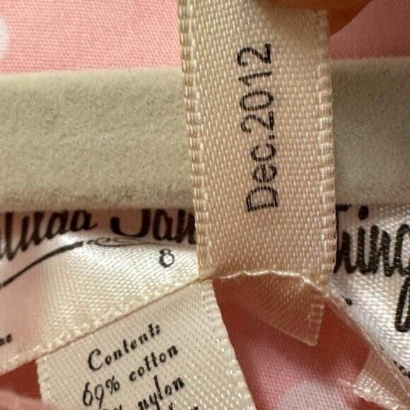 Matilda Jane Girls 8 Good Hart Tiered Knot Dress Sleeveless Patchwork Pink D1352 - Picture 7 of 7